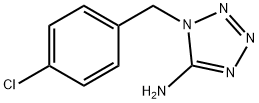 1-(4-CHLOROBENZYL)-1H-1,2,3,4-TETRAAZOL-5-YLAMINE 化学構造式