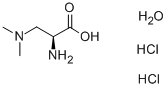 (S)-2-Amino-3-(dimethylamino)propanoicaciddihydrochloridemonohydrate Struktur