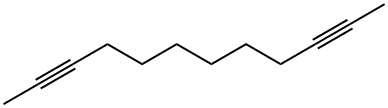 2,10-DODECADIYNE 化学構造式