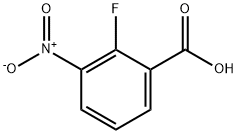 2-FLUORO-3-NITROBENZOIC ACID 化学構造式