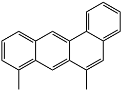 6,8-二甲基苯并[A]蒽, 317-64-6, 结构式