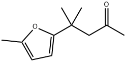 4-methyl-4-(5-methyl-2-furyl)pentan-2-one Structure