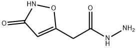 5-Isoxazoleaceticacid,3-hydroxy-,hydrazide(8CI) Structure