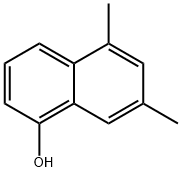 5,7-ジメチル-1-ナフトール 化学構造式