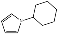1-环己基吡咯, 31708-14-2, 结构式