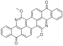 6,15-dimethoxybenzo[b]naphth[1',2',3':1,8]isoquino[5,4-hi]thebenidine-9,18-dione Struktur