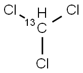 氯仿-13C 结构式