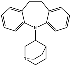 キヌプラミン 化学構造式
