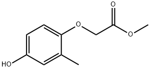 Acetic acid, 2-(4-hydroxy-2-methylphenoxy)-, methyl ester Structure