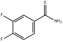 3,4-二氟硫代苯甲酰胺, 317319-14-5, 结构式