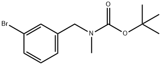 (3-溴苄基)-甲基氨基甲酸叔丁酯,317358-61-5,结构式