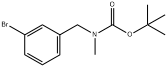 (3-BROMO-BENZYL)-METHYL-CARBAMIC ACID TERT-BUTYL ESTER Structure