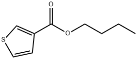 3-噻吩羧酸正丁酯 结构式