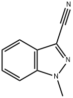 1-METHYL-1H-INDAZOLE-3-CARBONITRILE Structure