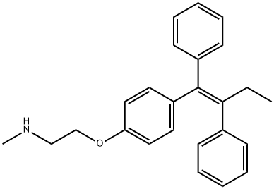 N-DESMETHYLTAMOXIFEN, HYDROCHLORIDE Structure