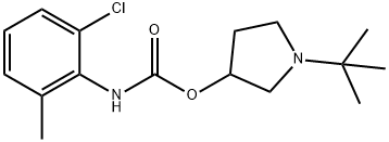 N-(2-Chloro-6-methylphenyl)carbamic acid 1-tert-butyl-3-pyrrolidinyl ester|