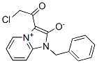 1-ベンジル-3-(クロロアセチル)-1H-イミダゾ[1,2-a]ピリジン-4-イウム-2-オラート 化学構造式