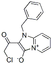 1-ベンジル-2-(クロロアセチル)-1H-イミダゾ[1,2-a]ピリジン-4-イウム-3-オラート 化学構造式