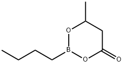 1-Butyl-5-methyl-1-bora-2,6-dioxacyclohexan-3-one Structure