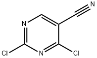 2,4-二氯-5-氰基嘧啶 结构式