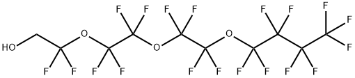 1H,1H-PERFLUORO-3,6,9-TRIOXATRIDECAN-1-OL Structure