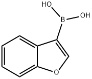 ベンゾフラン-3-ボロン酸 化学構造式
