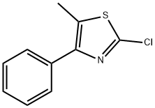 2-CHLORO-5-METHYL-4-PHENYLTHIAZOLE Structure