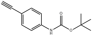 Carbamic acid, (4-ethynylphenyl)-, 1,1-dimethylethyl ester (9CI) Struktur