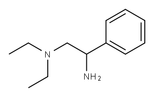 N-(2-AMINO-2-PHENYLETHYL)-N,N-DIETHYLAMINE 结构式
