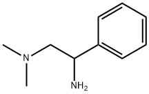 DL-(2-アミノ-2-フェニルエチル)ジメチルアミン 化学構造式