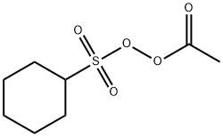 アセチル(シクロヘキシルスルホニル)ペルオキシド 化学構造式