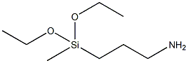 3-アミノプロピルジエトキシメチルシラン 化学構造式