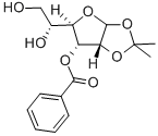 1,2-O-ISOPROPYLIDENE-3-O-BENZOYL-D-ALLOFURANOSE Structure