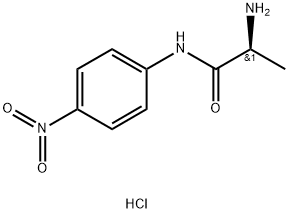 H-ALA-PNA HCL Structure