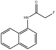 2-Fluoro-N-(1-naphtyl)acetamide Struktur
