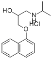 Propranolol hydrochloride Struktur