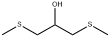 1,3-ビス(メチルチオ)-2-プロパノール 化学構造式