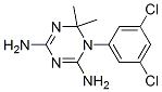 1-(3,5-dichlorophenyl)-6,6-dimethyl-1,3,5-triazine-2,4-diamine Struktur