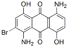 １，５ジアミノブロモ４，８ジヒドロキシアントラキノン 化学構造式