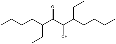 5,8-diethyl-7-hydroxydodecan-6-one, 31814-59-2, 结构式