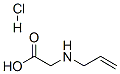 N-烯丙基甘氨酸盐酸盐 结构式
