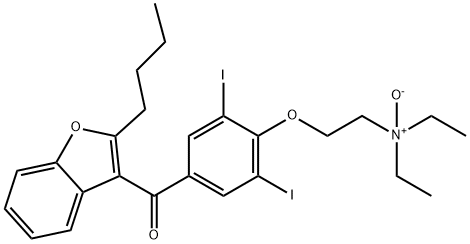 Amiodarone N-oxide 化学構造式