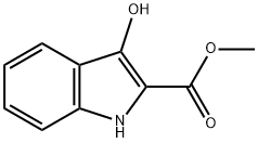 3-HYDROXYINDOLE-2-CARBOXYLIC ACID METHYL ESTER Structure