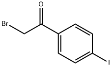 2-ブロモ-4'-ヨードアセトフェノン 化学構造式