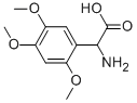 2-氨基-2-(2,4,5-三甲氧基苯基)乙酸, 318270-07-4, 结构式