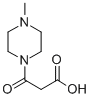 3-(4-METHYL-PIPERAZIN-1-YL)-3-OXO-PROPIONIC ACID 化学構造式