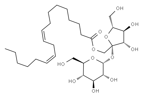 sucrose (Z,Z)-9,12-octadecadienoate Structure
