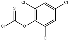 2,4,6-TRICHLOROPHENYL CHLOROTHIONOFORMATE Struktur