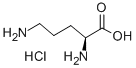 L-鸟氨酸盐酸盐,3184-13-2,结构式