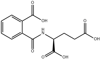 N-(ORTHO-CARBOXYBENZOYL)-DL-GLUTAMICACID 结构式